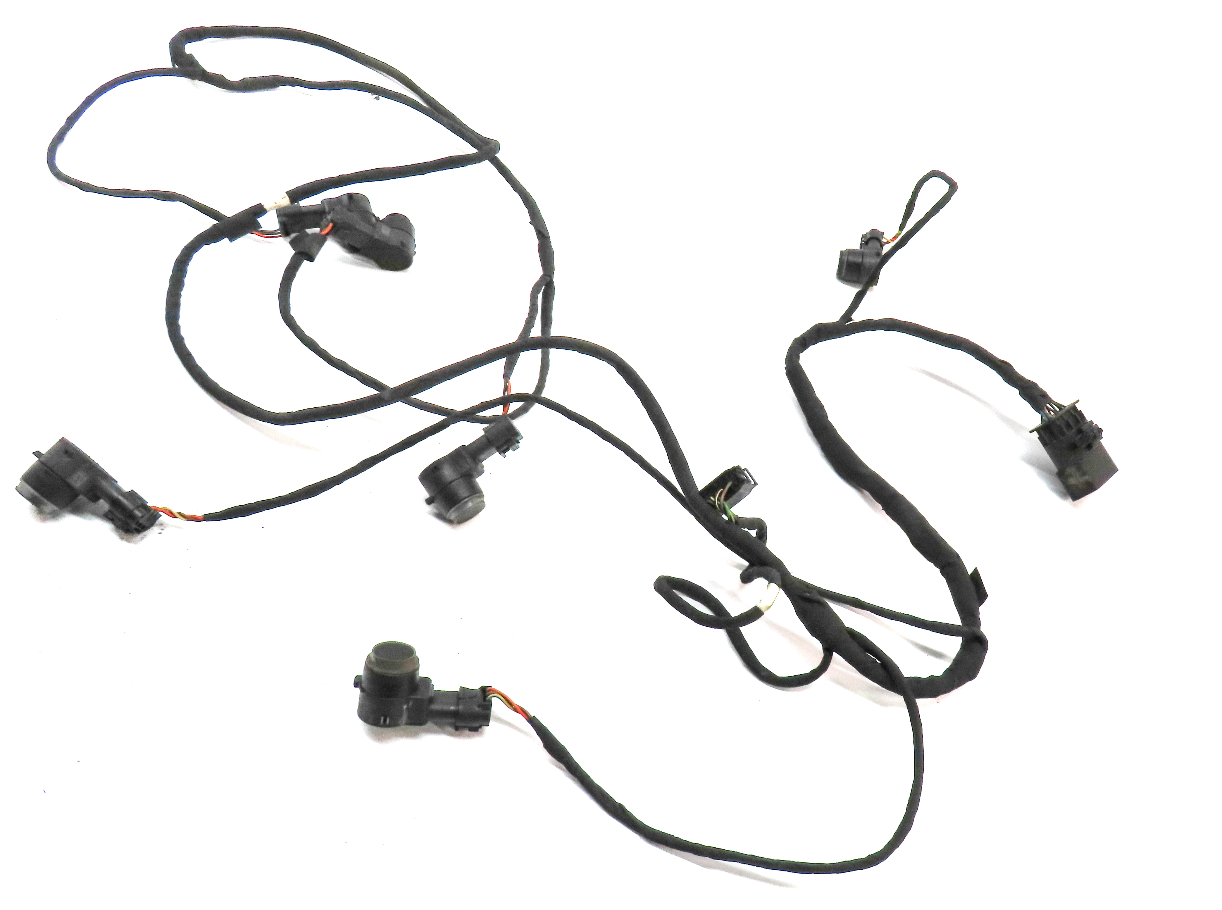 13 ML550 W166 FRONT PARK ASSIST PDC DISTANCE CONTROL SENSOR SET/4 (Black) — exact item pictured